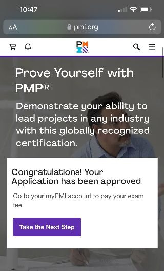 Congratulations! Your PMP